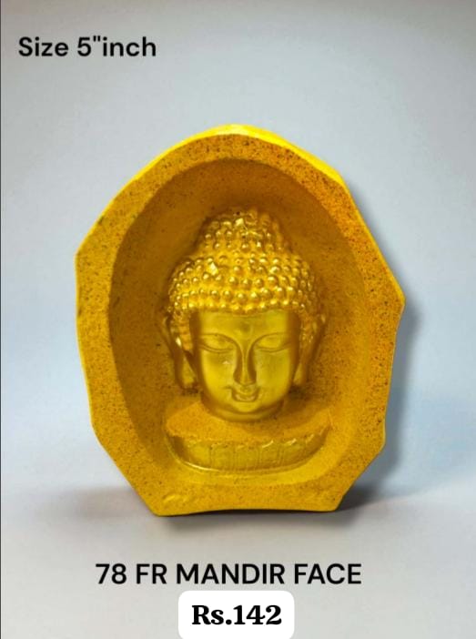 Mandir Budh Face statue Kids